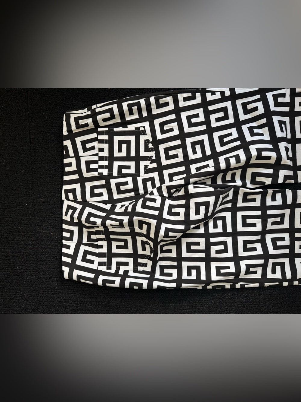 INSIGHT Black & White Geometric Stretch Pants – Size 14 (Large/XL) - Picture 5 of 7